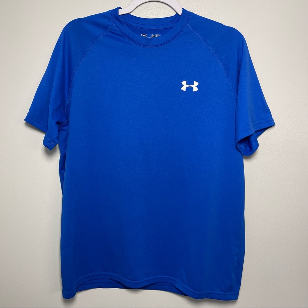 Under Armour Men's Medium Blue HeatGear Loose Fit T Shirt Training
